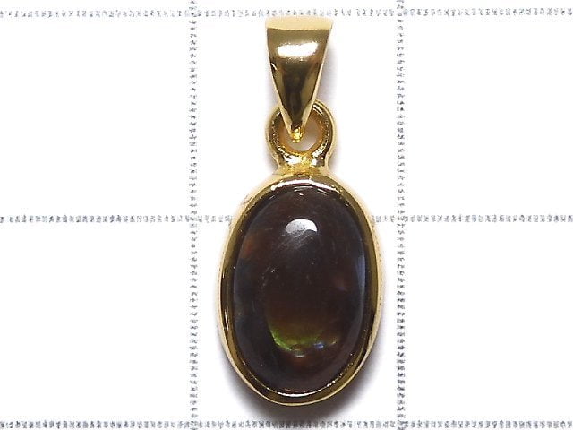 [Video][One of a kind] Mexico Fire Agate AAA- Pendant 18KGP NO.38