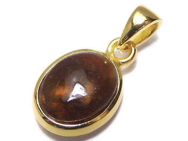 [Video][One of a kind] Mexico Fire Agate AAA- Pendant 18KGP NO.39