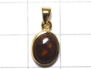 [Video][One of a kind] Mexico Fire Agate AAA- Pendant 18KGP NO.39