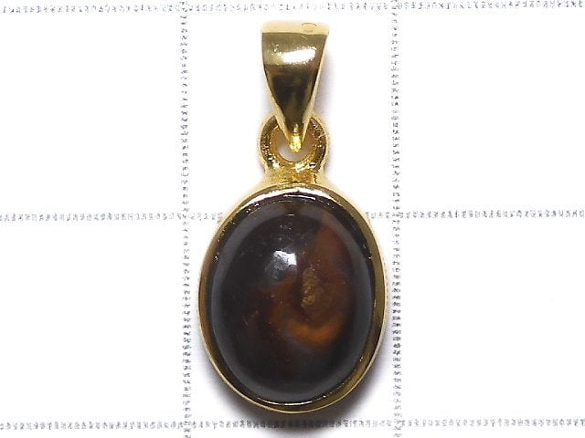 [Video][One of a kind] Mexico Fire Agate AAA- Pendant 18KGP NO.40