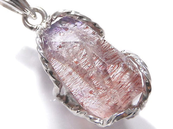 [Video][One of a kind] Amethyst Elestial AAA Pendant Silver925 NO.21