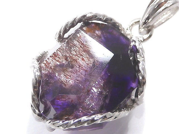 [Video][One of a kind] Amethyst Elestial AAA Pendant Silver925 NO.22