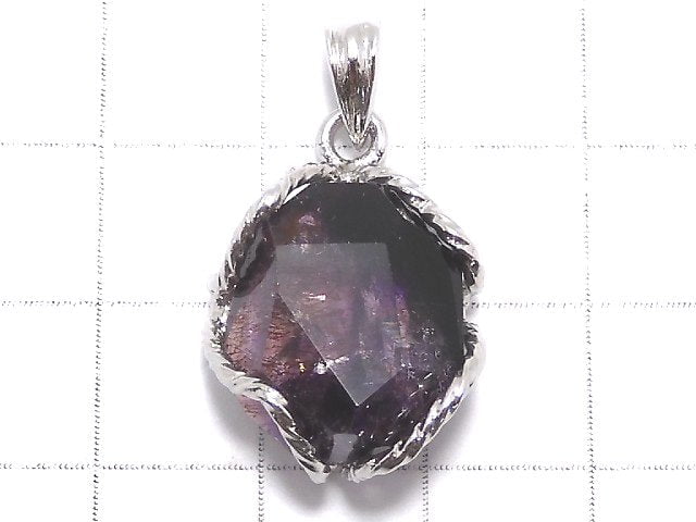 [Video][One of a kind] Amethyst Elestial AAA Pendant Silver925 NO.22