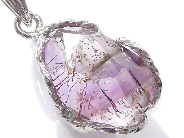 [Video][One of a kind] Amethyst Elestial AAA Pendant Silver925 NO.24