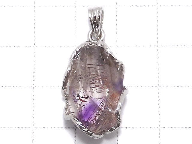 [Video][One of a kind] Amethyst Elestial AAA Pendant Silver925 NO.27