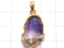 [Video][One of a kind] Amethyst Elestial AAA Pendant 18KGP NO.35