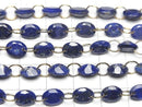 [Video]Lapislazuli AA++ Oval Faceted 8x6mm [Double Hole] 1strand (10pcs)