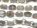 [Video]Labradorite AA++ Oval Faceted 8x6mm [Double Hole] 1strand (10pcs)
