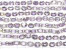 [Video]Amethyst Oval Faceted 8x6mm [Double Hole] 1strand (10pcs)