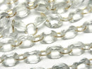 [Video] Green Amethyst Oval Faceted 8x6mm [Double Hole] 1strand (10pcs)