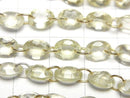 [Video]Lemon Quartz Oval Faceted 8x6mm [Double Hole] 1strand (10pcs)