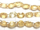 [Video]Citrine Oval Faceted 8x6mm [Double Hole] 1strand (10pcs)