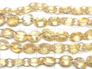 [Video]Citrine Oval Faceted 8x6mm [Double Hole] 1strand (10pcs)