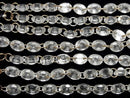 [Video] Crystal Oval Faceted 8x6mm [Double Hole] 1strand (10pcs)