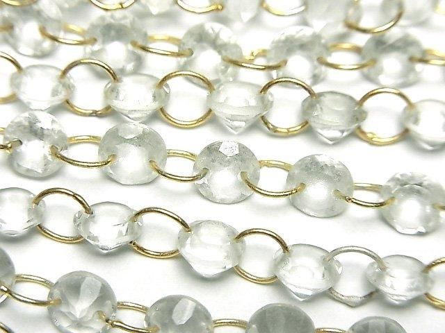 [Video] Green Amethyst Round Faceted 6x6mm [Double Hole] 1strand (14pcs)