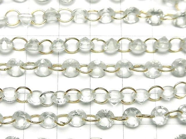 [Video] Green Amethyst Round Faceted 6x6mm [Double Hole] 1strand (14pcs)
