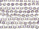 [Video]Amethyst Round Faceted 6x6mm [Double Hole] 1strand (14pcs)