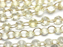 [Video]Lemon Quartz Round Faceted 6x6mm [Double Hole] 1strand (14pcs)