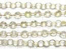 [Video]Lemon Quartz Round Faceted 6x6mm [Double Hole] 1strand (14pcs)