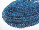 [Video] Blue color Tapioca Agate Round 8mm 1strand beads (aprx.15inch/36cm)