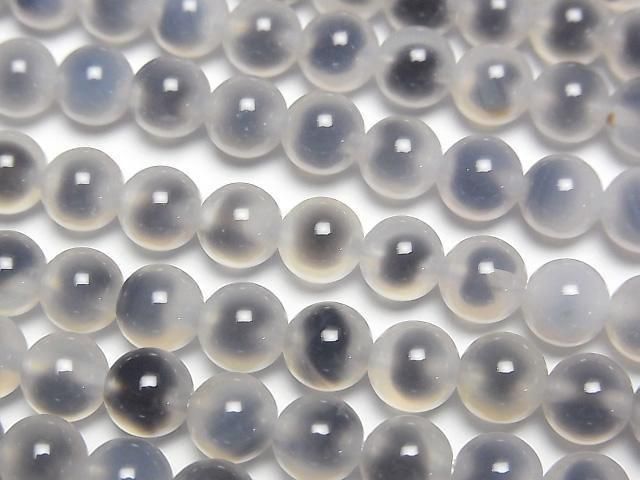 [Video] Tapioca Agate Round 6mm 1strand beads (aprx.14inch/35cm)
