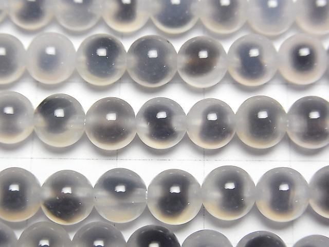 [Video] Tapioca Agate Round 6mm 1strand beads (aprx.14inch/35cm)