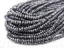 [Video]Terahertz Faceted Button Rondelle 7.5x7.5x4mm 1strand beads (aprx.15inch/36cm)