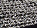 [Video]High Quality! Crystal AAA Twist x Multiple Facets 8x7x7mm half or 1strand beads (aprx.15inch/36cm)