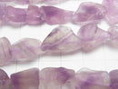 [Video] Purple Fluorite Rough Rock Nugget [S size] Light color 1 strand beads (aprx.15inch/37cm)