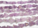 [Video] Purple Fluorite Rough Rock Nugget [S size] Light color 1 strand beads (aprx.15inch/37cm)