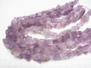[Video] Purple Fluorite Rough Rock Nugget [S size] Light color 1 strand beads (aprx.15inch/37cm)