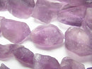[Video] Purple Fluorite Rough Rock Nugget [M size] Light color 1 strand beads (aprx.15inch/37cm)