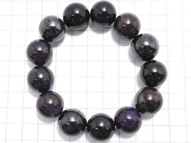 [Video][One of a kind] Sugilite AAA- Round 16.5mm Bracelet NO.2