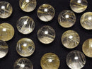 [Video] Rutilated Quartz AAA- Sphere, Round 18mm 1pc