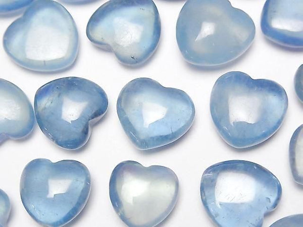 [Video]Aquamarine AAA Undrilled Heart 12-14mm 1pc
