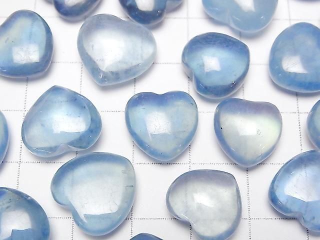 [Video]Aquamarine AAA Undrilled Heart 12-14mm 1pc