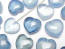 [Video]Aquamarine AAA Half Drilled Hole Heart 13-16mm 1pc