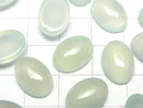 [Video]Mint Green Chalcedony AAA Oval Cabochon 14x10mm 2pcs