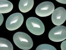 [Video]Mint Green Chalcedony AAA Oval Cabochon 18x13mm 1pc
