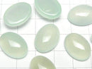 [Video]Mint Green Chalcedony AAA Oval Cabochon 18x13mm 1pc