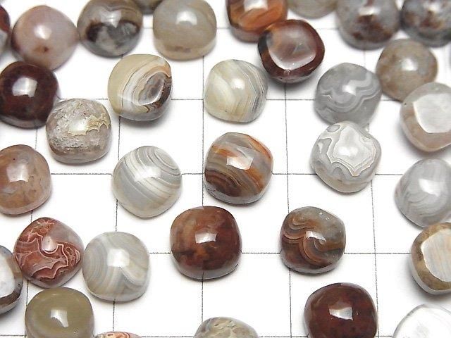 [Video] Laguna Lace Agate Square Cabochon 8x8mm 3pcs