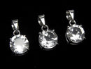 [Video]High Quality Crystal AAA Round Faceted 8x8mm Pendant Silver925