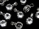 [Video]High Quality Crystal AAA Round Faceted 8x8mm Pendant Silver925