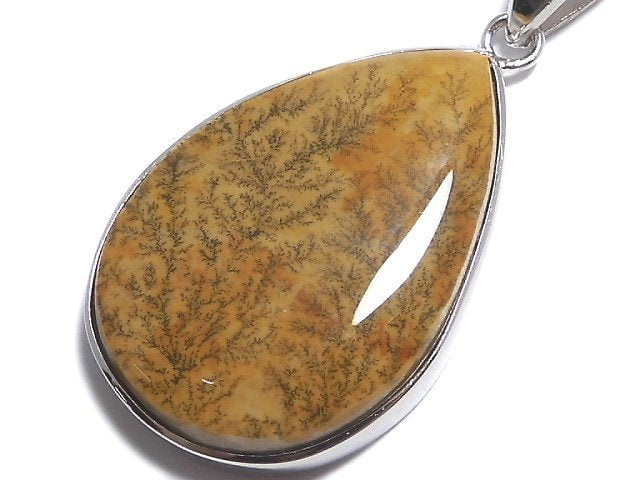 [Video][One of a kind] Dendrite Jasper Pendant Silver925 NO.52