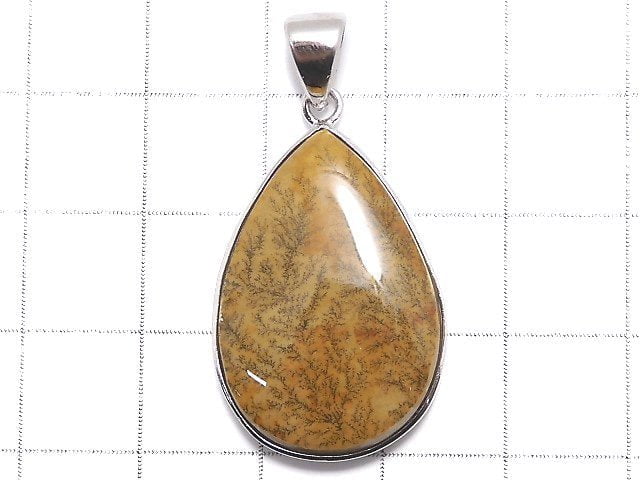 [Video][One of a kind] Dendrite Jasper Pendant Silver925 NO.52