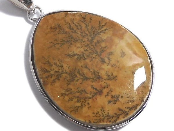 [Video][One of a kind] Dendrite Jasper Pendant Silver925 NO.53