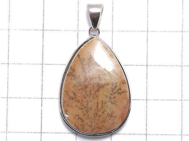 [Video][One of a kind] Dendrite Jasper Pendant Silver925 NO.55