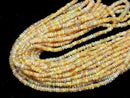 [Video] Ethiopian Opal AA++ Rondelle half or 1strand beads (aprx.15inch/38cm)