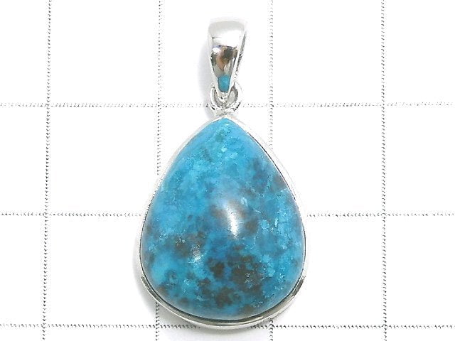 [Video][One of a kind] Chrysocolla AAA Pendant Silver925 NO.62