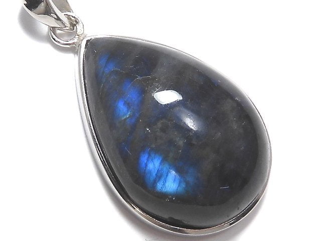 [Video][One of a kind] Blue Labradorite AAA Pendant Silver925 NO.31